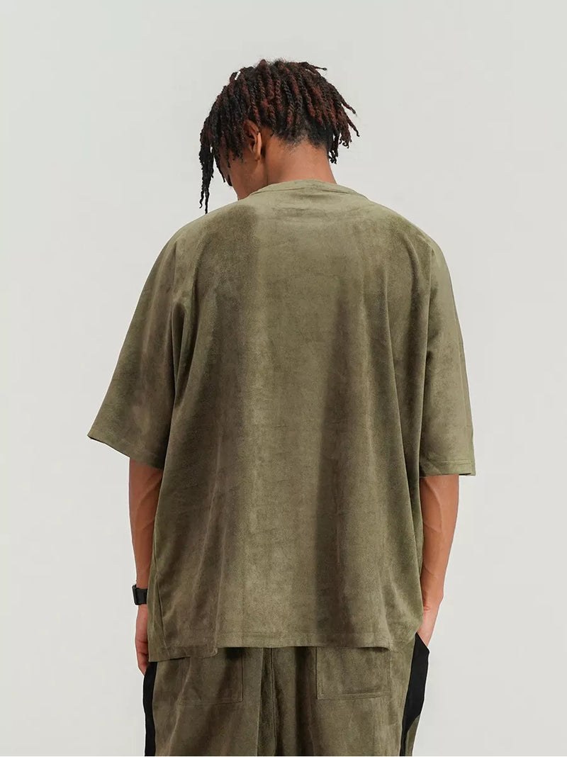 SUEDE LUXE OVERSIZED SHIRT