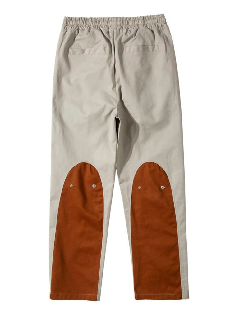 TWO TONE FLARE PANTS