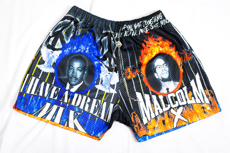 MLK-X RESPECT PEACE AND UNITY SHORTS